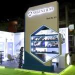 Argentium exhibition stall at Bauma, Noida