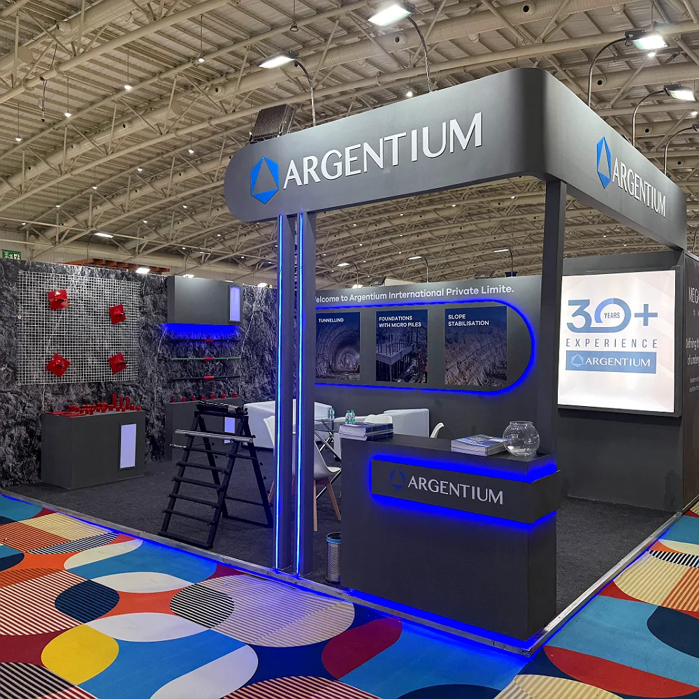 Argentium exhibition stall at EXCON, Bengaluru