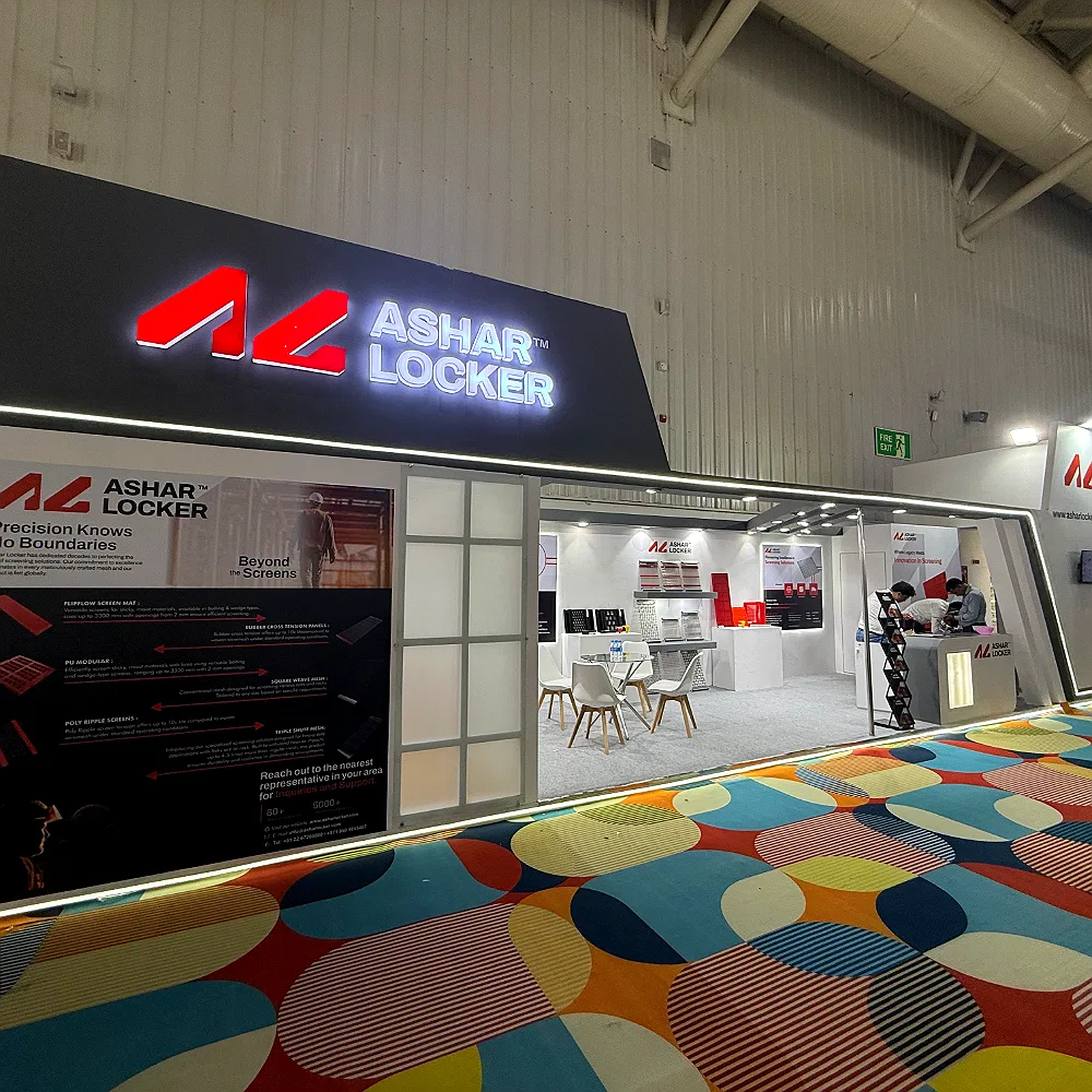 Ashar Locker exhibition stall at EXCON, Bengaluru