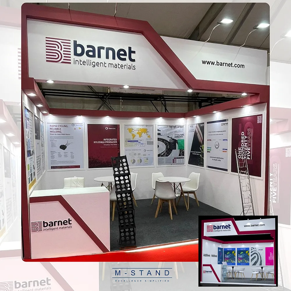 Barnet India exhibition stall at OSH, Mumbai