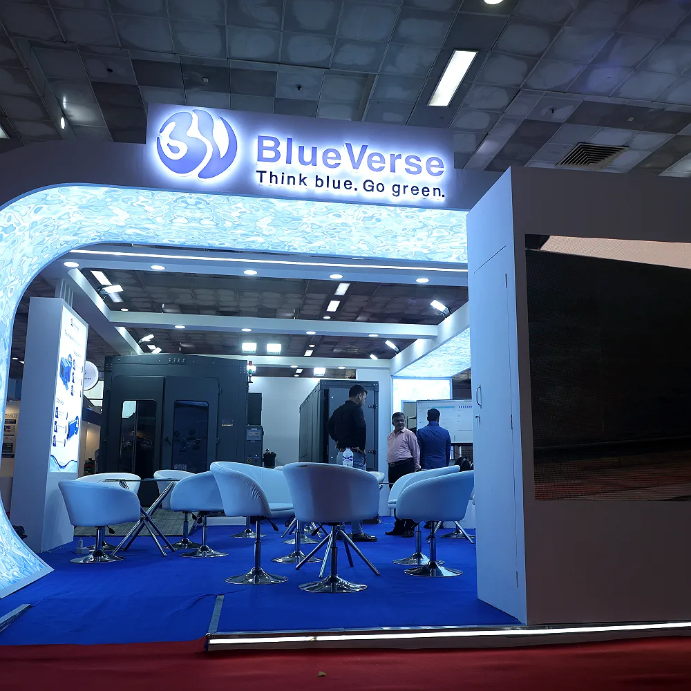 Blue Verse exhibition stall at Bharat Mobility, Delhi