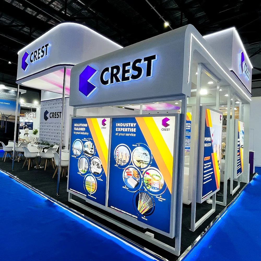 Crest exhibition stall at ICERP, Mumbai