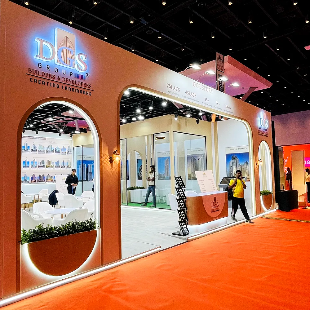 DGS Township exhibition stall at MCHI 2025, Mumbai