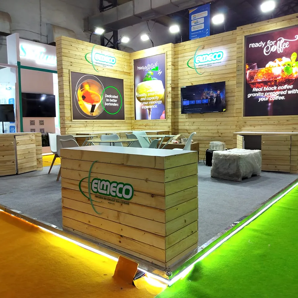 Elmeco exhibition stall at DTI 2024, Mumbai