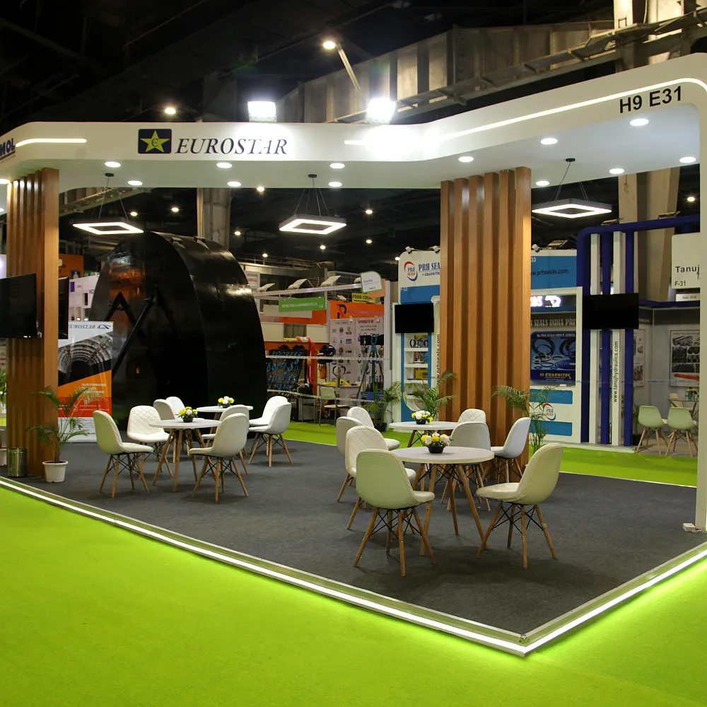 Eurostar exhibition stall at Bauma, Noida