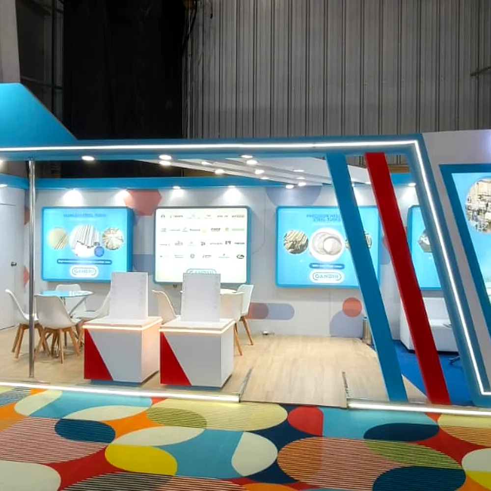 Gandhi Special Tubes exhibition stall at EXCON, Bengaluru