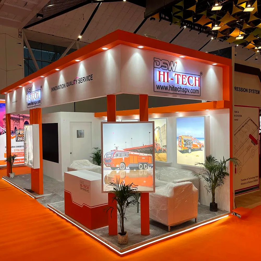 Hitech exhibition stall at Fire India 2024, Delhi