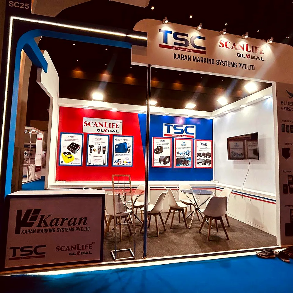 Karan Marketing System exhibition stall at Tech Asia, Mumbai