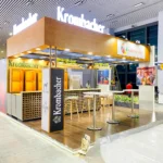 Krombacher exhibition stall at Brew & Spirits 2024, Bengaluru