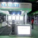 Nextech Electronics exhibition stall at Electronica, Bengaluru
