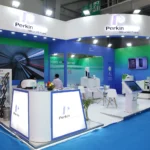 Perkin Elmer exhibition stall at CPHI 2024, Noida