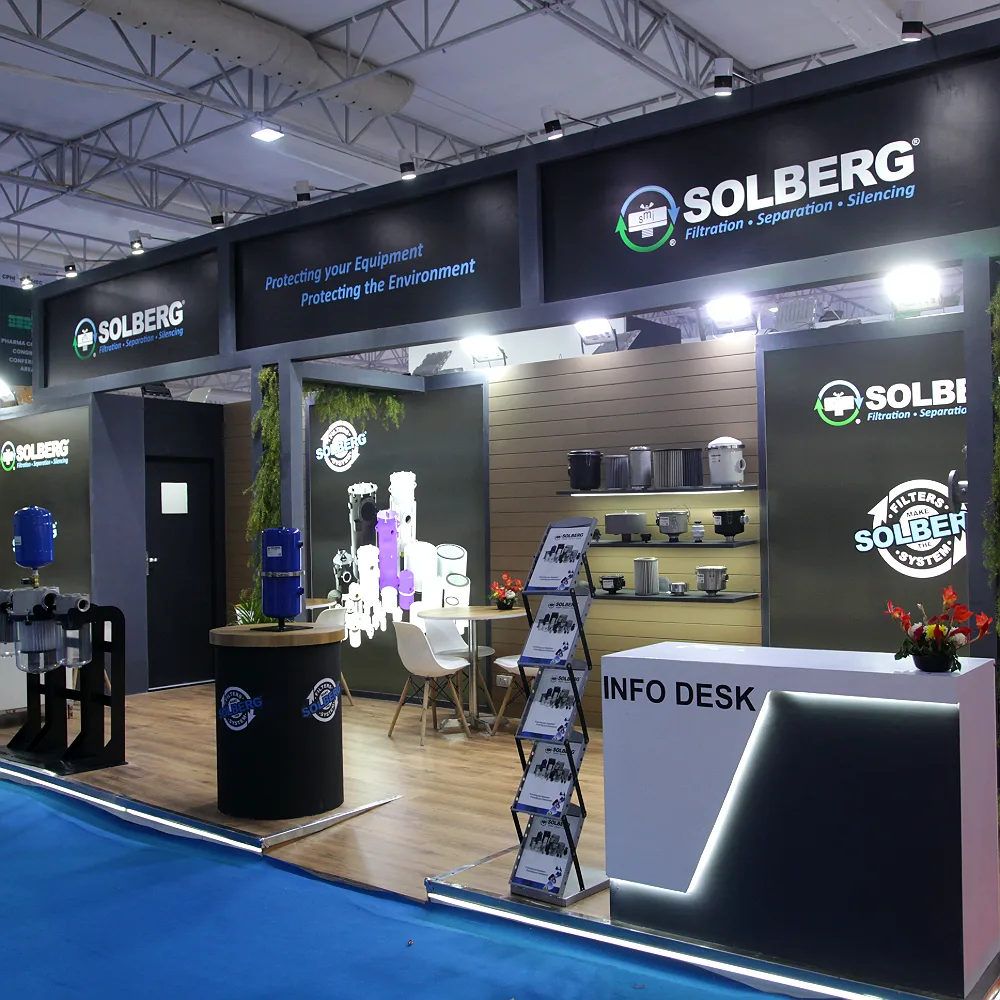 Solberg International India exhibition stall at CPHI 2024, Noida