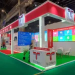 Technova Imaging Systems exhibition stall at CEIF 2024, Delhi