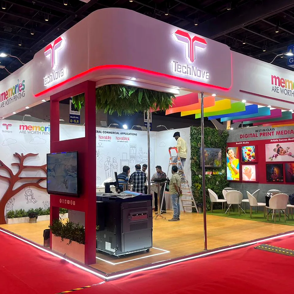 Technova Imaging Systems exhibition stall at Photo Fair, Mumbai