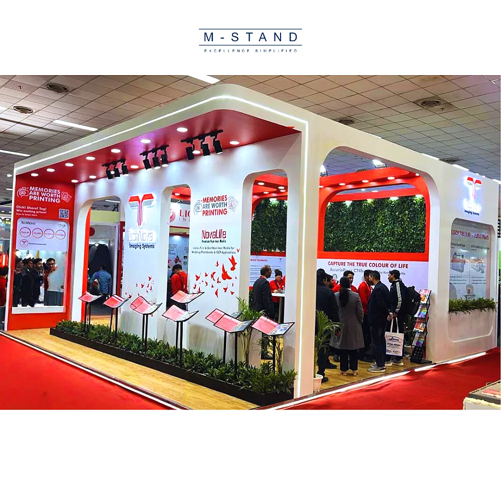 Technova Imaging Systems exhibition stall at Print Expo 2024, Chennai