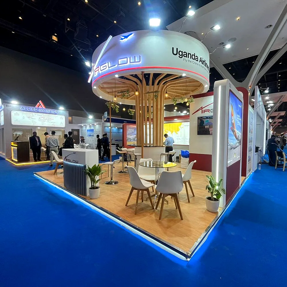 Uganda High Commission exhibition stall at SATTE, Delhi