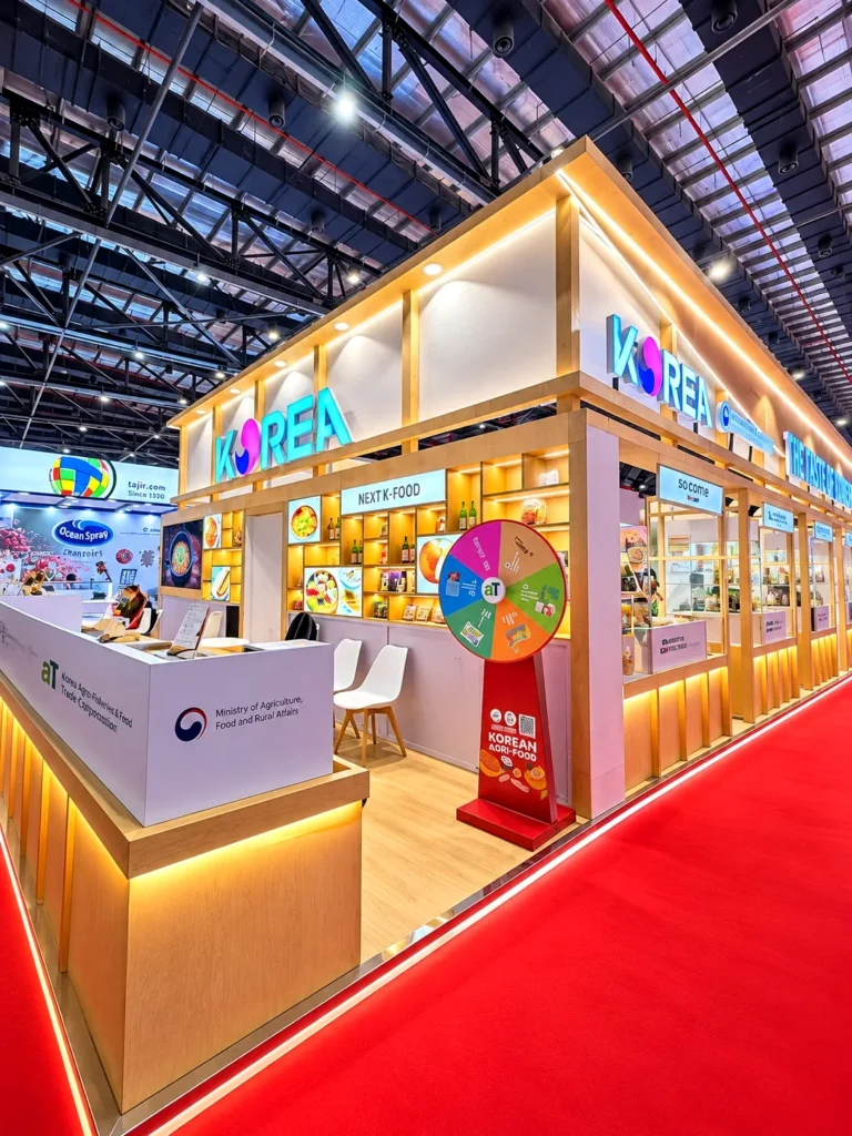 Korea Pavilion 144 sqm exhibition stand at Anuga 2026 in Mumbai