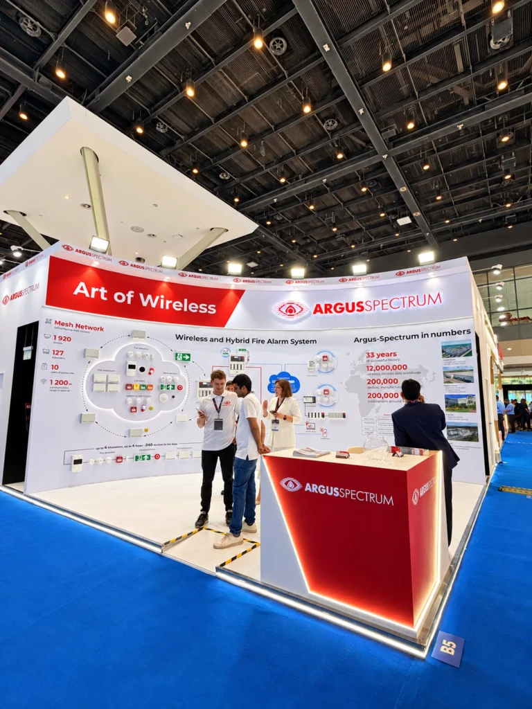 Argus Spektr 64 sqm exhibition stand at FSIE 2026 in Mumbai