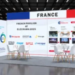 Epsilon - Indo-French Chamber Of Commerce exhibition stall at Elecrama 2025 in Noida