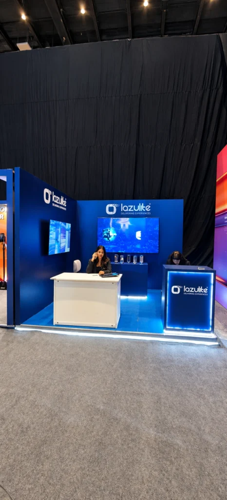 Lazulite Creative Events and Exhibitions. exhibition stall at WOW AWARDS 2026 in JIO CONVENTION