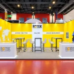 Rotek Pharma Tecnologies exhibition stall at IPHEX 2026 in BHARAT MANDAPAM