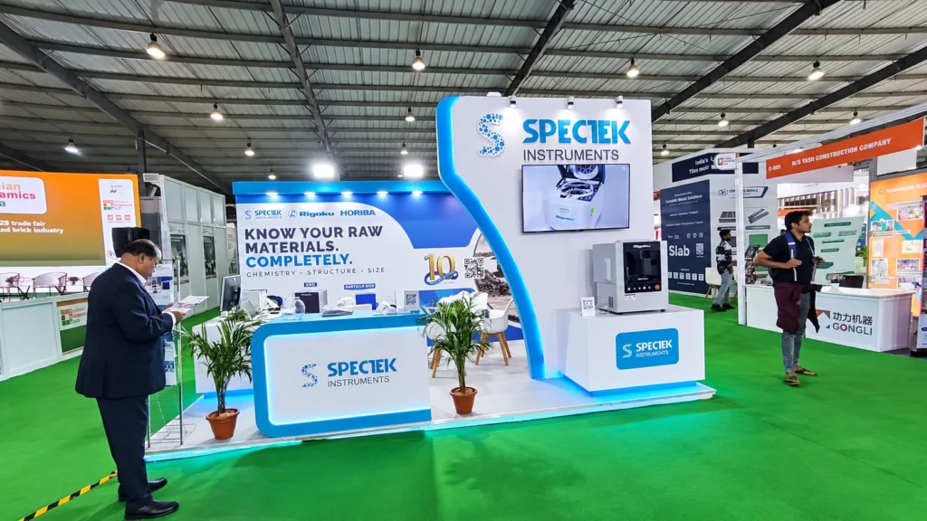 SPECTEK exhibition stall at ASIA CREAMIC 2026 in GANDHI NAGAR