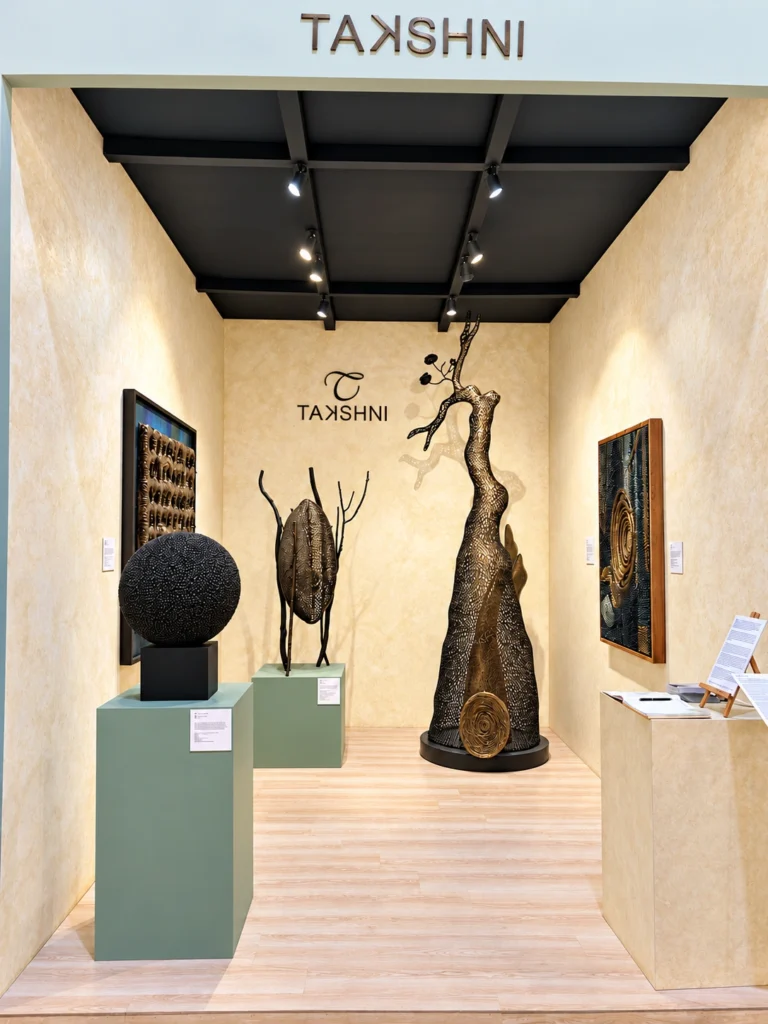 Takshni exhibition stall at INDIA DESIGN 2026 in JIO, MUMBAI