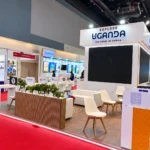 UGANDA AIRLINES exhibition stall at OTM 2026 in JIO